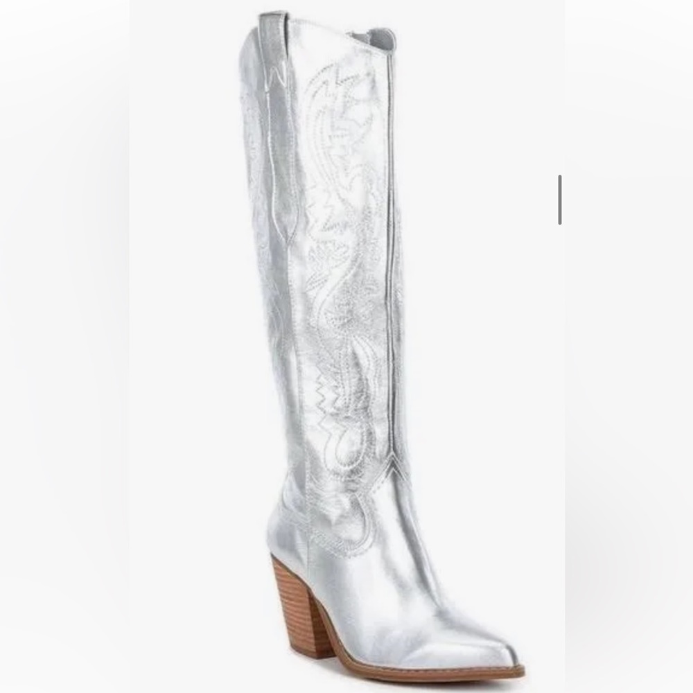 Silver Gianna Bini Boots